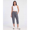 image:image3 Pack Womens Ribbed Capri Joggers Cropped Sweatpants Capris with PocketsSet 3