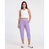 image:image3 Pack Womens Ribbed Capri Joggers Cropped Sweatpants Capris with PocketsSet 4