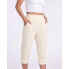 image:image3 Pack Womens Ribbed Capri Joggers Cropped Sweatpants Capris with PocketsSet 6