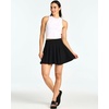 image:imageReal Essentials 4 Pack Womens Basic Casual Stretchy Mini Skirt  Skater ALine Flowy Flared Available in Plus SizeSet 1