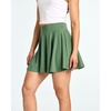 image:imageReal Essentials 4 Pack Womens Basic Casual Stretchy Mini Skirt  Skater ALine Flowy Flared Available in Plus SizeSet 3