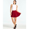 image:imageReal Essentials 4 Pack Womens Basic Casual Stretchy Mini Skirt  Skater ALine Flowy Flared Available in Plus SizeSet 5