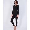 image:imageReal Essentials 4 Piece Womens Thermal Underwear Set  Thermal Underwear for Women Fleece Lined Top amp Bottom Long JohnsSet 2