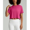 image:imageReal Essentials 5 Pack Womens DryFit Breeze Tech Crop Tops  Short Sleeve Athletic Workout Yoga Tees Available in PlusSet 1
