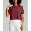 image:imageReal Essentials 5 Pack Womens DryFit Breeze Tech Crop Tops  Short Sleeve Athletic Workout Yoga Tees Available in PlusSet 6
