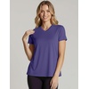 image:imageReal Essentials 5 Pack Womens Short Sleeve Breeze Tech VNeck T Shirt Workout Top Wicking Dry Fit Athletic Tee PlusSet 1