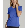 image:imageReal Essentials 5 Pack Womens Short Sleeve Breeze Tech VNeck T Shirt Workout Top Wicking Dry Fit Athletic Tee PlusSet 4