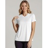 image:imageReal Essentials 5 Pack Womens Short Sleeve Breeze Tech VNeck T Shirt Workout Top Wicking Dry Fit Athletic Tee PlusSet 5