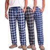 image:image3 Pack Mens Cotton Flannel Pajama Pants Lounge Sleep PJ Bottoms PocketsFlannel Set 1