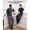 image:image3 Pack Mens Cotton Flannel Pajama Pants Lounge Sleep PJ Bottoms PocketsFlannel Set 2