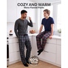 image:image3 Pack Mens Cotton Flannel Pajama Pants Lounge Sleep PJ Bottoms PocketsFlannel Set 3