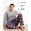 image:image3 Pack Mens Cotton Flannel Pajama Pants Lounge Sleep PJ Bottoms PocketsFlannel Set 3