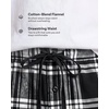 image:image3 Pack Mens Cotton Flannel Pajama Pants Lounge Sleep PJ Bottoms PocketsFlannel Set 3
