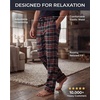 image:image3 Pack Mens Cotton Flannel Pajama Pants Lounge Sleep PJ Bottoms PocketsFlannel Set 4