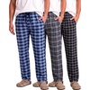 image:image3 Pack Mens Cotton Flannel Pajama Pants Lounge Sleep PJ Bottoms PocketsFlannel Set 4