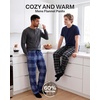 image:image3 Pack Mens Cotton Flannel Pajama Pants Lounge Sleep PJ Bottoms PocketsFlannel Set 6