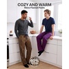 image:image3 Pack Mens Cotton Flannel Pajama Pants Lounge Sleep PJ Bottoms PocketsFlannel Set 8