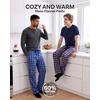image:image3 Pack Mens Cotton Flannel Pajama Pants Lounge Sleep PJ Bottoms PocketsFlannel Set 9