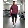 image:image4 Pack Mens Dry Fit Long Sleeve Workout Shirts Gym Athletic Tee FishingSet N
