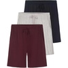 image:image3 Pack Mens Pajama Shorts Sleep Lounge Casual PJ Comfy Cooling PocketsSet 1
