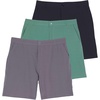 image:imageReal Essentials 3 Pack Mens 7 Golf Shorts with Pockets  Casual Athletic Active Hiking Workout GymSet 1