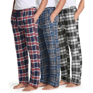 image:image3 Pack Mens Cotton Flannel Pajama Pants Lounge Sleep PJ Bottoms PocketsFlannel Set 5