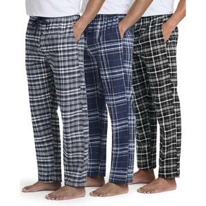 image:image3 Pack Mens Cotton Flannel Pajama Pants Lounge Sleep PJ Bottoms PocketsFlannel Set 6