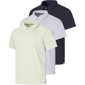 image:image3 Pack Mens Dry Fit Polo Shirts Short Sleeve Collared Golf Work AthleticSet 4