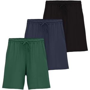 image:image3 Pack Mens Pajama Shorts Sleep Lounge Casual PJ Comfy Cooling PocketsSet 10