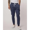 image:image3 Pack Mens Fleece Cargo Joggers Sweatpants Cuffed Athletic Gym PocketsSet 2
