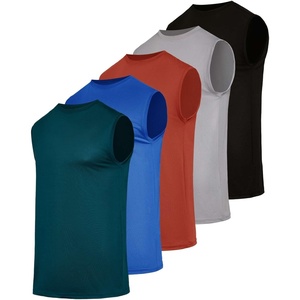 image:image5 Pack Mens Tank Tops Sleeveless Shirts Athletic Workout Muscle Gym SummerSet 3