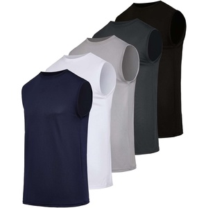 image:image5 Pack Mens Tank Tops Sleeveless Shirts Athletic Workout Muscle Gym SummerSet 4