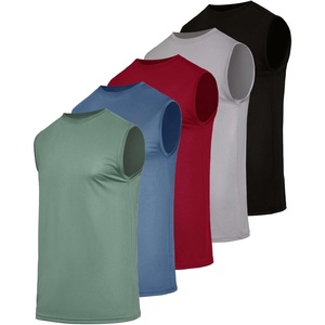 image:image5 Pack Mens Tank Tops Sleeveless Shirts Athletic Workout Muscle Gym SummerSet 6