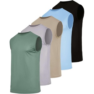 image:image5 Pack Mens Tank Tops Sleeveless Shirts Athletic Workout Muscle Gym SummerSet 7