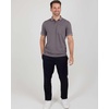image:image3 Pack Mens Ribbed Polo Shirts Short Sleeve Collared Golf Work Pocket TeeSet 3