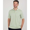 image:image3 Pack Mens Ribbed Polo Shirts Short Sleeve Collared Golf Work Pocket TeeSet 5