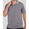image:image3 Pack Mens Ribbed Polo Shirts Short Sleeve Collared Golf Work Pocket TeeSet 6