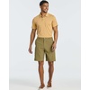image:imageReal Essentials 3 Pack Mens 9 Stretch Golf Shorts with Pockets  Flat Front Casual Work Dress Short for MenSet 3