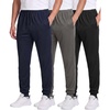 image:image3 Pack Mens Mesh Joggers Sweatpants Gym Athletic Workout Pockets TrackSet 9