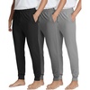 image:image3 Pack Mens Pajama Pants Joggers Lounge Sweatpants Sleep Bottoms Cuffed PJSet 10