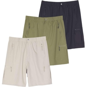 image:image3 Pack Mens Cargo Shorts Hiking Quick Dry Stretch Work Golf Fishing PocketsSet 1