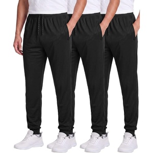 image:image3 Pack Mens Mesh Joggers Sweatpants Gym Athletic Workout Pockets TrackSet 10