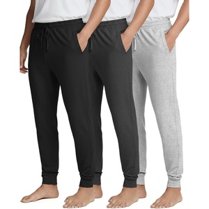image:image3 Pack Mens Pajama Pants Joggers Lounge Sweatpants Sleep Bottoms Cuffed PJSet 11