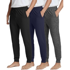 image:image3 Pack Mens Pajama Pants Joggers Lounge Sweatpants Sleep Bottoms Cuffed PJSet 4