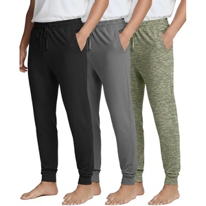 image:image3 Pack Mens Pajama Pants Joggers Lounge Sweatpants Sleep Bottoms Cuffed PJSet 7