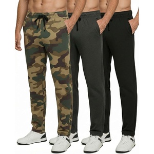 image:imageMens 3Pack Open Bottom Fleece Sweatpants by Real EssentialsSet 5