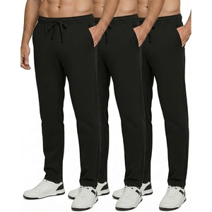 image:imageMens 3Pack Open Bottom Fleece Sweatpants by Real EssentialsSet 6