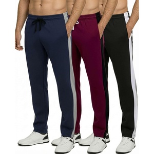 image:imageMens 3Pack Open Bottom Fleece Sweatpants by Real EssentialsSet 8