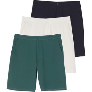 image:imageReal Essentials 3 Pack Mens 9 Stretch Golf Shorts with Pockets  Flat Front Casual Work Dress Short for MenSet 8